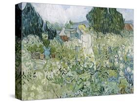 Mademoiselle Gachet in Her Garden at Auvers-Sur-Oise, c.1890-Vincent van Gogh-Stretched Canvas