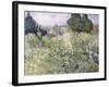 Mademoiselle Gachet in Her Garden at Auvers-Sur-Oise, c.1890-Vincent van Gogh-Framed Giclee Print