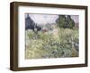 Mademoiselle Gachet in Her Garden at Auvers-Sur-Oise, c.1890-Vincent van Gogh-Framed Giclee Print