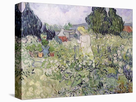 Mademoiselle Gachet in Her Garden at Auvers-Sur-Oise, c.1890-Vincent van Gogh-Stretched Canvas