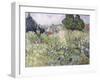 Mademoiselle Gachet in Her Garden at Auvers-Sur-Oise, c.1890-Vincent van Gogh-Framed Giclee Print