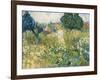 Mademoiselle Gachet in Her Garden at Auvers-Sur-Oise (Mademoiselle Gachet-Vincent van Gogh-Framed Art Print