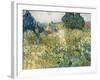 Mademoiselle Gachet in Her Garden at Auvers-Sur-Oise (Mademoiselle Gachet-Vincent van Gogh-Framed Art Print