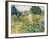 Mademoiselle Gachet in Her Garden at Auvers-Sur-Oise (Mademoiselle Gachet-Vincent van Gogh-Framed Art Print