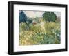 Mademoiselle Gachet in Her Garden at Auvers-Sur-Oise (Mademoiselle Gachet-Vincent van Gogh-Framed Premium Giclee Print