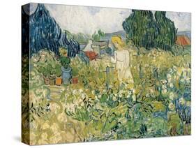 Mademoiselle Gachet in Her Garden at Auvers-Sur-Oise (Mademoiselle Gachet-Vincent van Gogh-Stretched Canvas