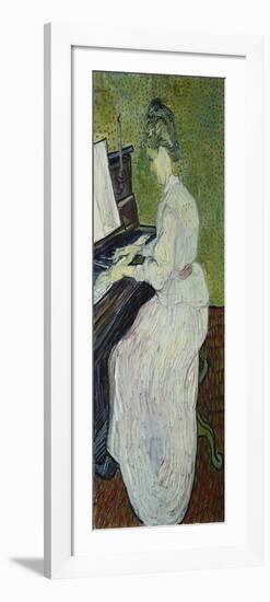 Mademoiselle Gachet Playing the Piano, 1890-Vincent van Gogh-Framed Giclee Print