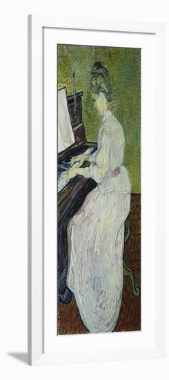 Mademoiselle Gachet Playing the Piano, 1890-Vincent van Gogh-Framed Giclee Print