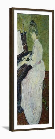 Mademoiselle Gachet Playing the Piano, 1890-Vincent van Gogh-Framed Giclee Print