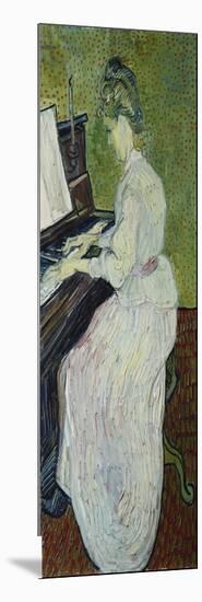 Mademoiselle Gachet Playing the Piano, 1890-Vincent van Gogh-Mounted Giclee Print