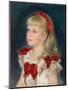 Mademoiselle Grimprel with a Red Ribbon, 1880-Pierre-Auguste Renoir-Mounted Giclee Print