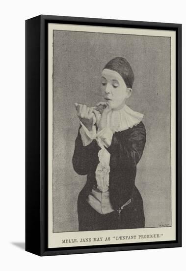 Mademoiselle Jane May as L'Enfant Prodigue-null-Framed Stretched Canvas