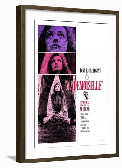 Mademoiselle, Jeanne Moreau, 1966-null-Framed Art Print
