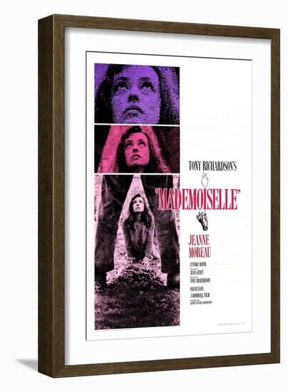 Mademoiselle, Jeanne Moreau, 1966-null-Framed Art Print