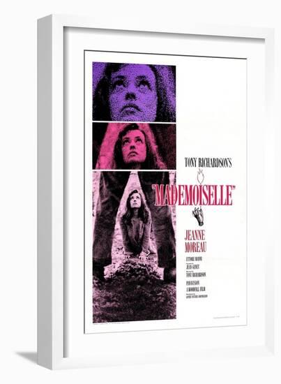 Mademoiselle, Jeanne Moreau, 1966-null-Framed Art Print