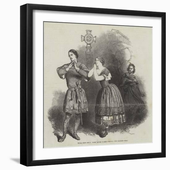 Mademoiselle Jenny Lind as Alice, at Her Majesty's Theatre-null-Framed Giclee Print