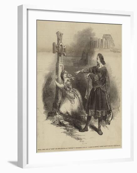 Mademoiselle Jenny Lind as Alice-null-Framed Giclee Print