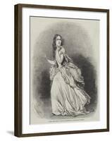 Mademoiselle Jenny Lind, as Lucia Di Lammermoor, at Her Majesty's Theatre-Charles Baugniet-Framed Giclee Print