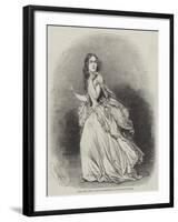 Mademoiselle Jenny Lind, as Lucia Di Lammermoor, at Her Majesty's Theatre-Charles Baugniet-Framed Giclee Print
