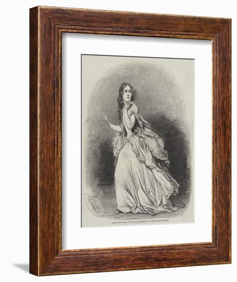 Mademoiselle Jenny Lind, as Lucia Di Lammermoor, at Her Majesty's Theatre-Charles Baugniet-Framed Giclee Print