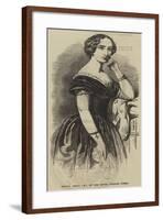 Mademoiselle Jenny Ney, of the Royal Italian Opera-null-Framed Giclee Print