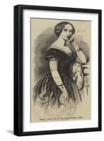 Mademoiselle Jenny Ney, of the Royal Italian Opera-null-Framed Giclee Print