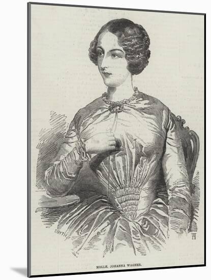 Mademoiselle Johanna Wagner-null-Mounted Giclee Print