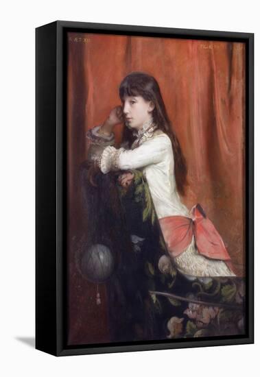 Mademoiselle Lia Levy, 1882-Emile Levy-Framed Stretched Canvas