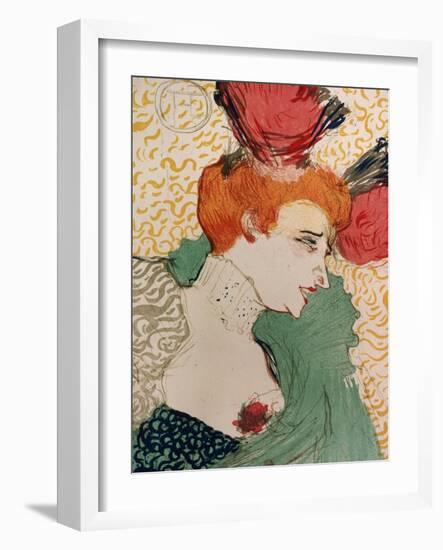 Mademoiselle Marcelle Lender, 1895-Henri de Toulouse-Lautrec-Framed Giclee Print