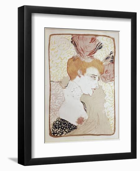 Mademoiselle Marcelle Lender-Henri de Toulouse-Lautrec-Framed Giclee Print