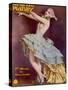 Mademoiselle Marcelle of the Folies Bergere, Ready to Dance the Night Away-null-Stretched Canvas