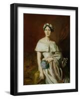 Mademoiselle Marie-Therese de Cabarrus, 1848-Theodore Chasseriau-Framed Giclee Print