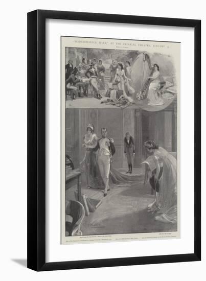 Mademoiselle Mars, at the Imperial Theatre, 25 January-G.S. Amato-Framed Giclee Print