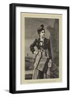 Mademoiselle Minnie Hauk, of Her Majesty's Theatre, in the Character of the Carmen-null-Framed Giclee Print