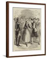 Mademoiselle Piccolomini in La Figlia Del Reggimento, at Her Majesty's Theatre-null-Framed Giclee Print