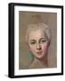 'Mademoiselle Puvigny', c1749-Maurice-quentin De La Tour-Framed Giclee Print