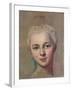 'Mademoiselle Puvigny', c1749-Maurice-quentin De La Tour-Framed Giclee Print