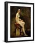 Mademoiselle Rose (Seated Nude)-Eugene Delacroix-Framed Giclee Print