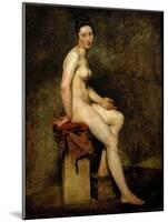 Mademoiselle Rose (Seated Nude)-Eugene Delacroix-Mounted Giclee Print