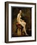 Mademoiselle Rose (Seated Nude)-Eugene Delacroix-Framed Giclee Print