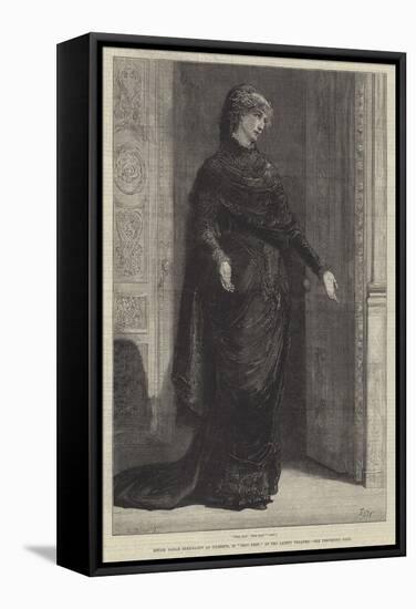 Mademoiselle Sarah Bernhardt as Gilberte, in Frou-Frou, at the Gaiety Theatre-Francis S. Walker-Framed Stretched Canvas