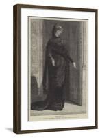 Mademoiselle Sarah Bernhardt as Gilberte, in Frou-Frou, at the Gaiety Theatre-Francis S. Walker-Framed Giclee Print