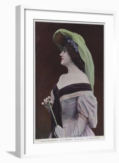 Mademoiselle Thevenet as Caroline in La Chauve-Souris-null-Framed Giclee Print