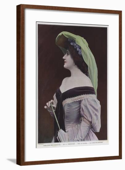 Mademoiselle Thevenet as Caroline in La Chauve-Souris-null-Framed Giclee Print