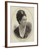 Mademoiselle Titiens, of Her Majesty's Opera-null-Framed Giclee Print