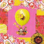 Hot-Air Balloon Trip-Mademoiselle Tralala-Laminated Art Print