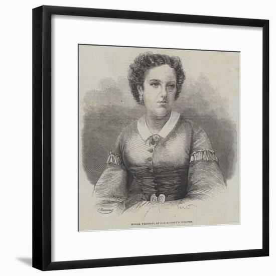 Mademoiselle Trebelli, of Her Majesty's Theatre-null-Framed Giclee Print