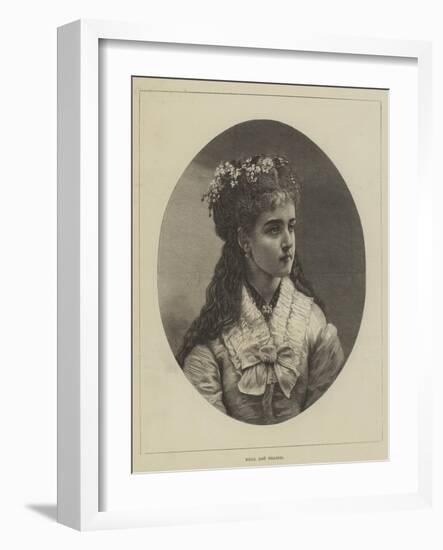 Mademoiselle Zare Thalberg-null-Framed Giclee Print