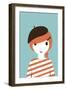 Mademoiselle-Dicky Bird-Framed Giclee Print