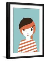 Mademoiselle-Dicky Bird-Framed Giclee Print